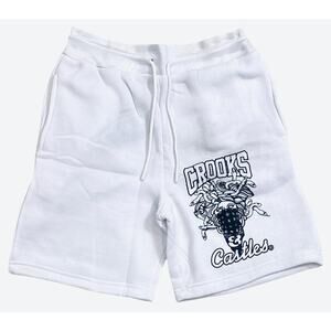 Crooks & Castles Men's Sweatshorts Bandito Medusa Fleece Shorts